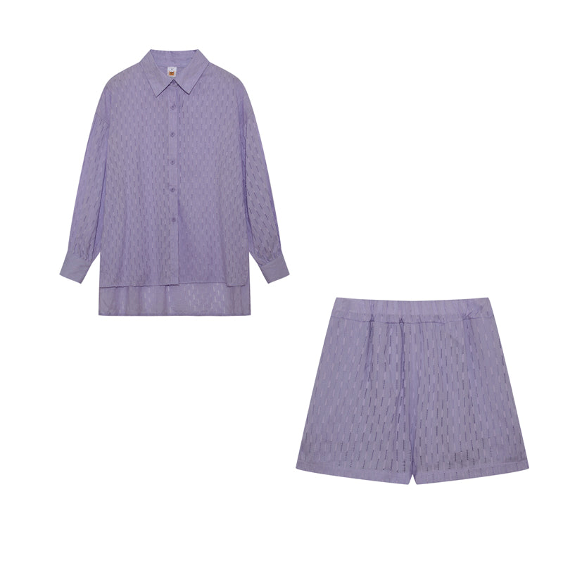 Eleganza di Maud | Luxe Chic Shirt & Short Set – Effortless Italian Sophistication for the Fashion-Forward