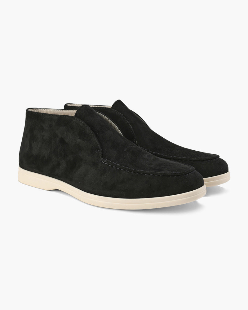 Old Money Mocassini in Pelle Suede Alta