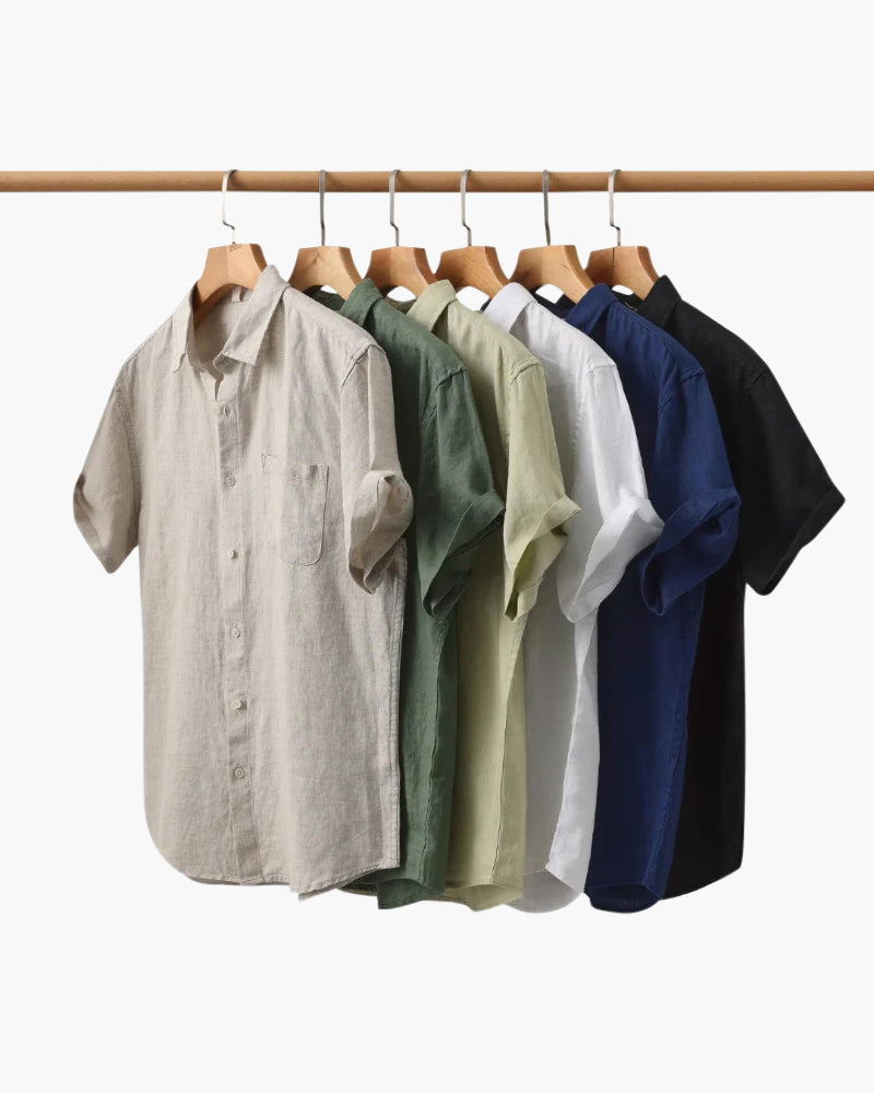 Città del Capo - Camicia di Lino (Manica Corta)