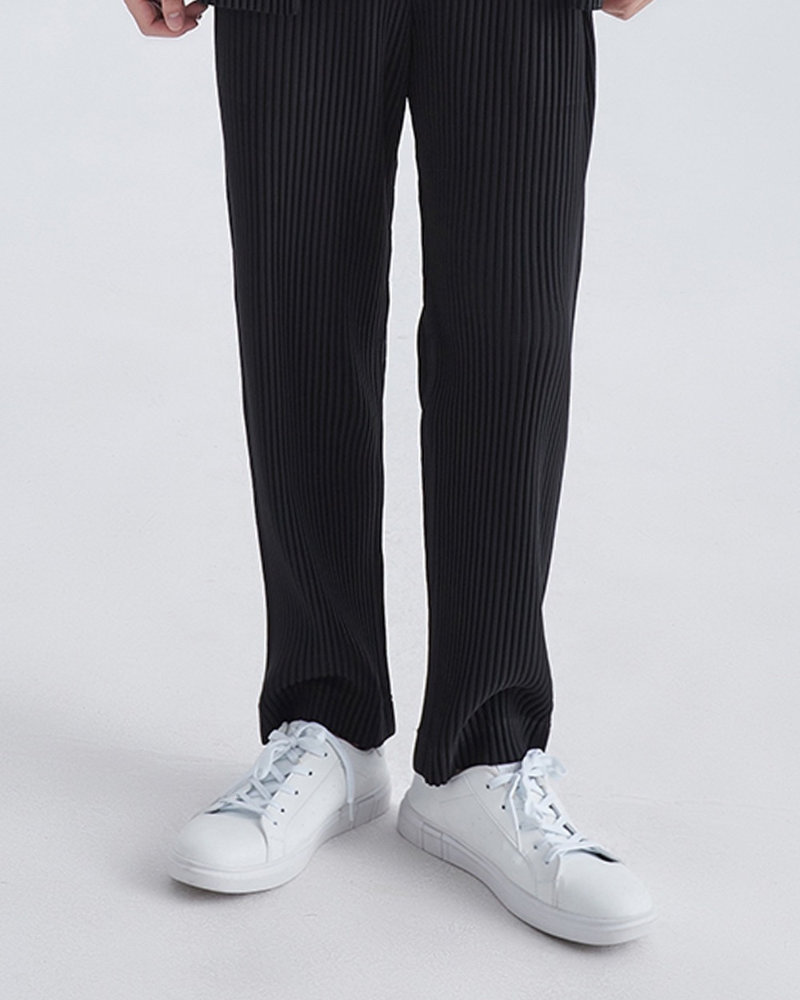 Pantaloni in Cotone Ribbattuto