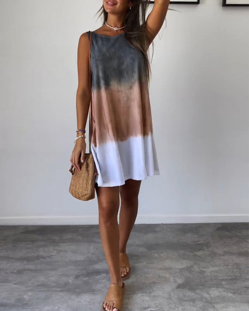 Rosalia Elegante: Luxury Sleeveless Casual Dress – Embrace Effortless Sophistication