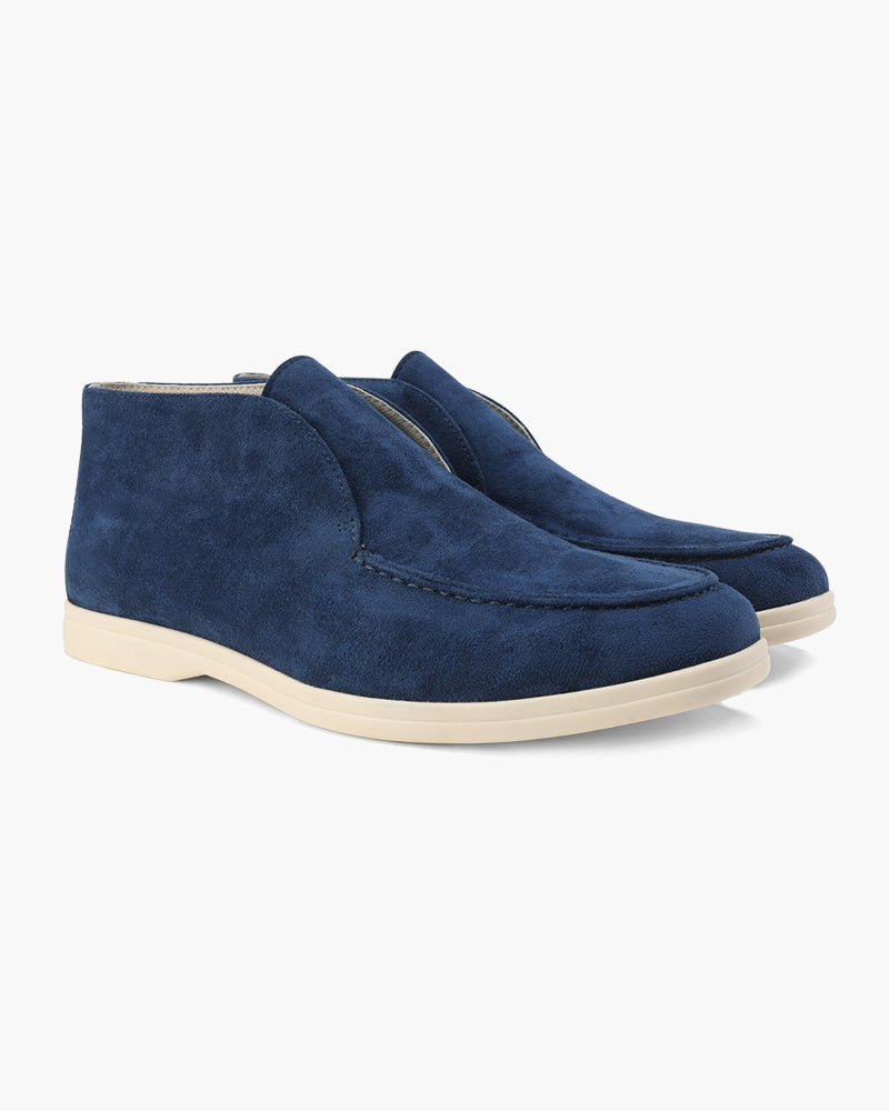 Old Money Mocassini in Pelle Suede Alta