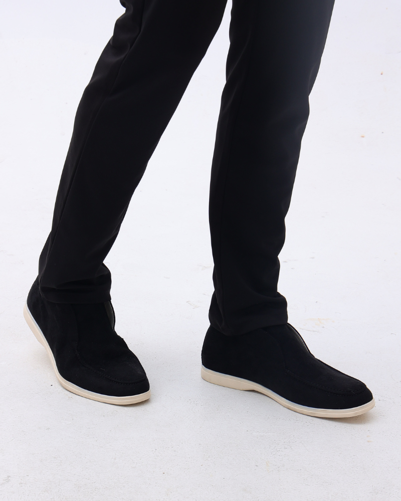 Old Money Mocassini in Pelle Suede Alta