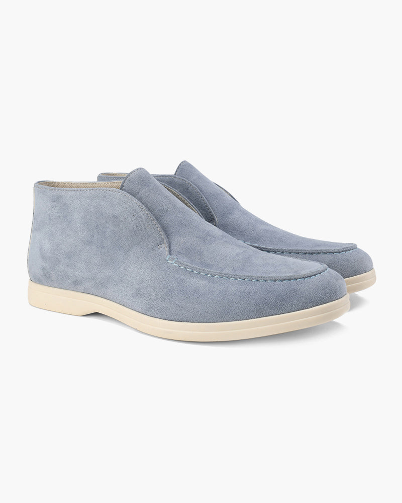 Old Money Mocassini in Pelle Suede Alta