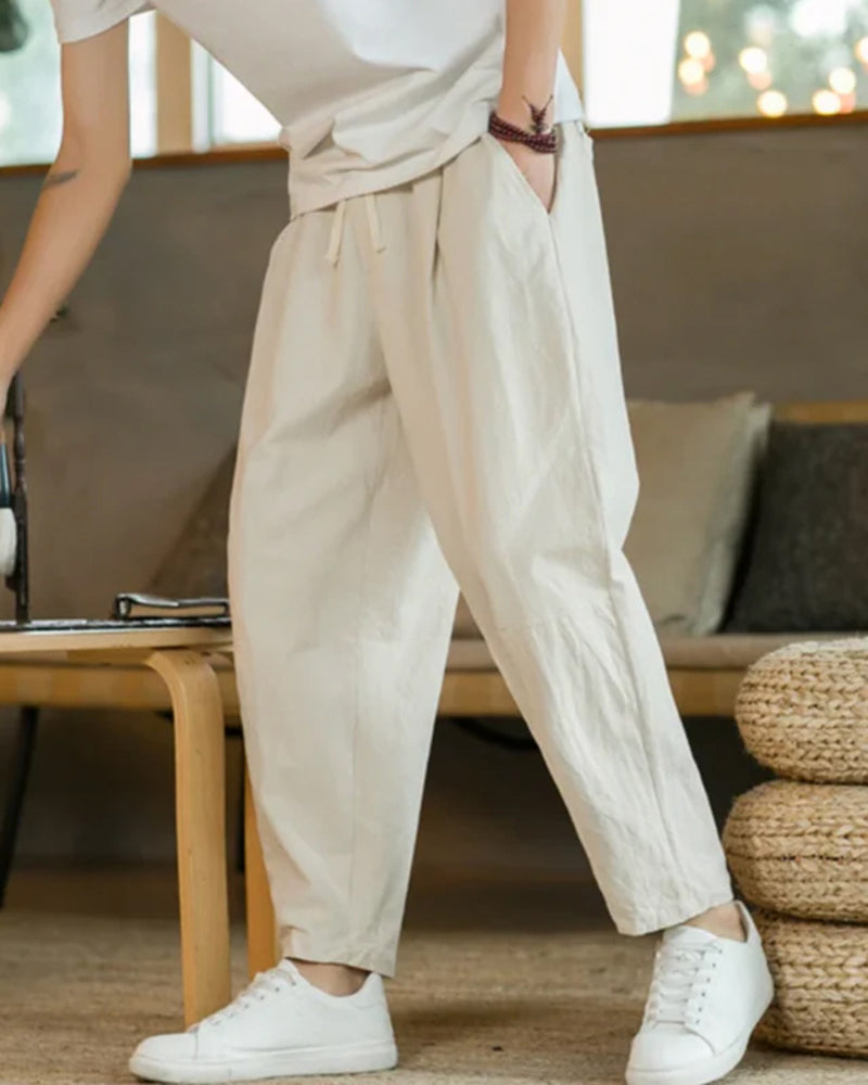 Pantaloni in Cotone Cancun