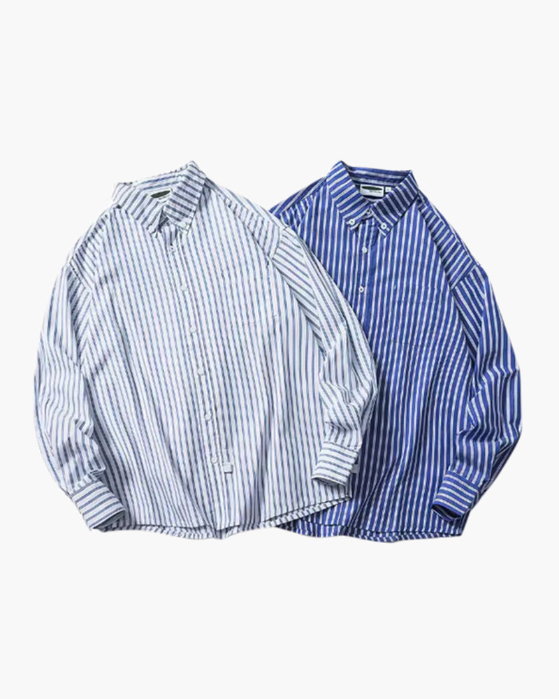 Camicia Striata Oversize