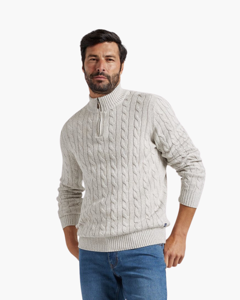 Maglione Verbier a Mezzo Zip