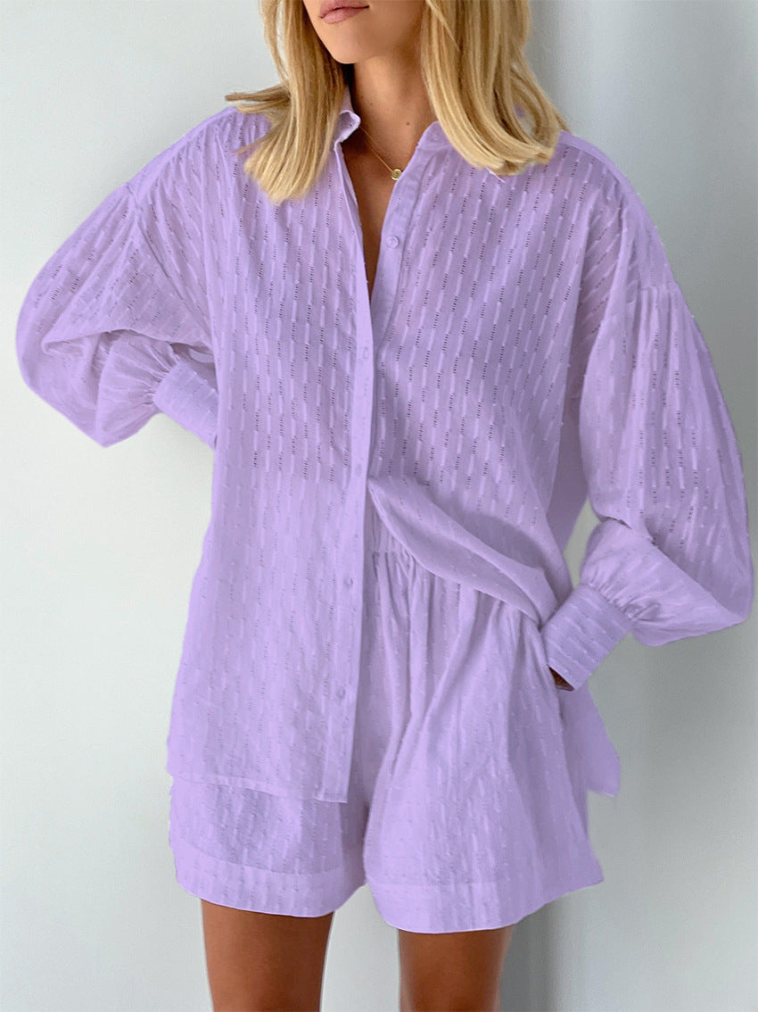 Eleganza di Maud | Luxe Chic Shirt & Short Set – Effortless Italian Sophistication for the Fashion-Forward