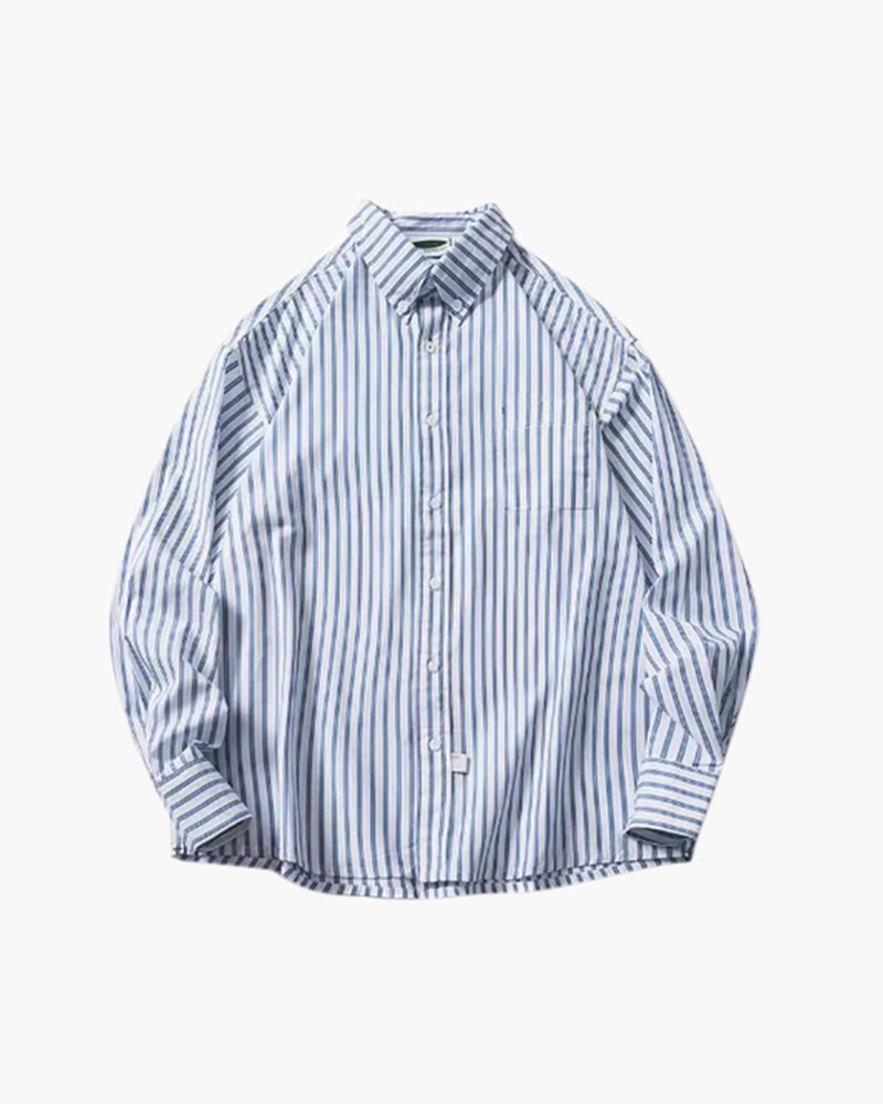 Camicia Striata Oversize