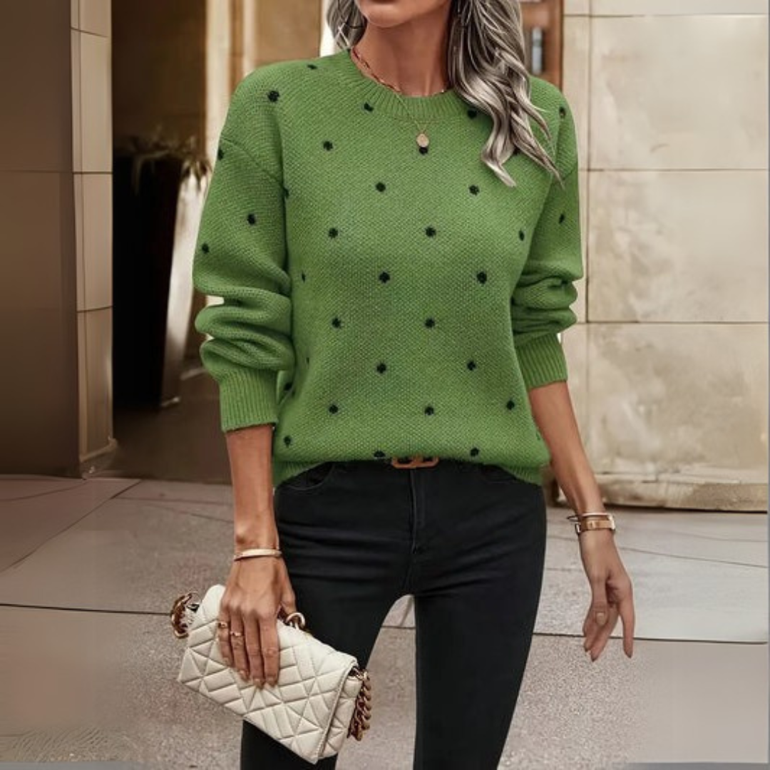 Ava - Polka Dot Sweater