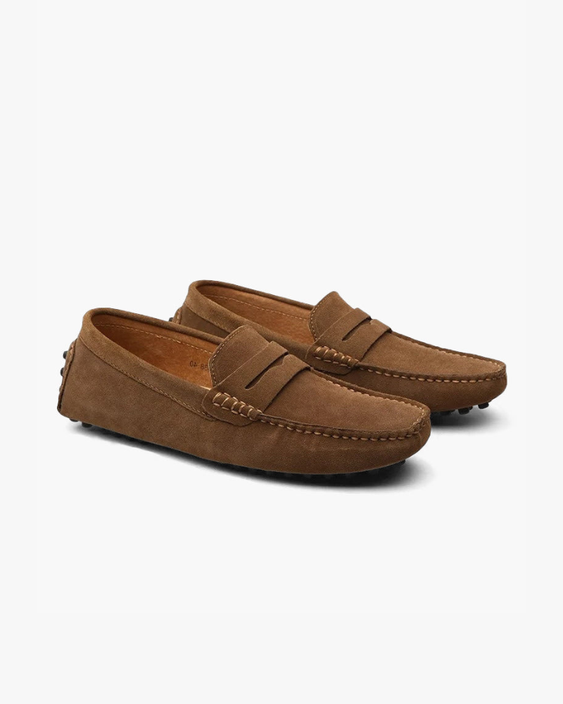 Moccasini in Pelle Scamosciata