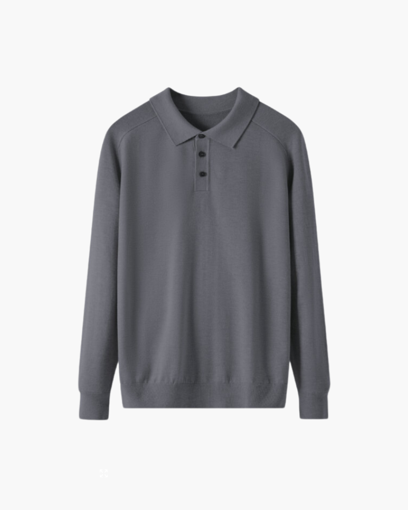 Polo in 100% Lana Pregiata