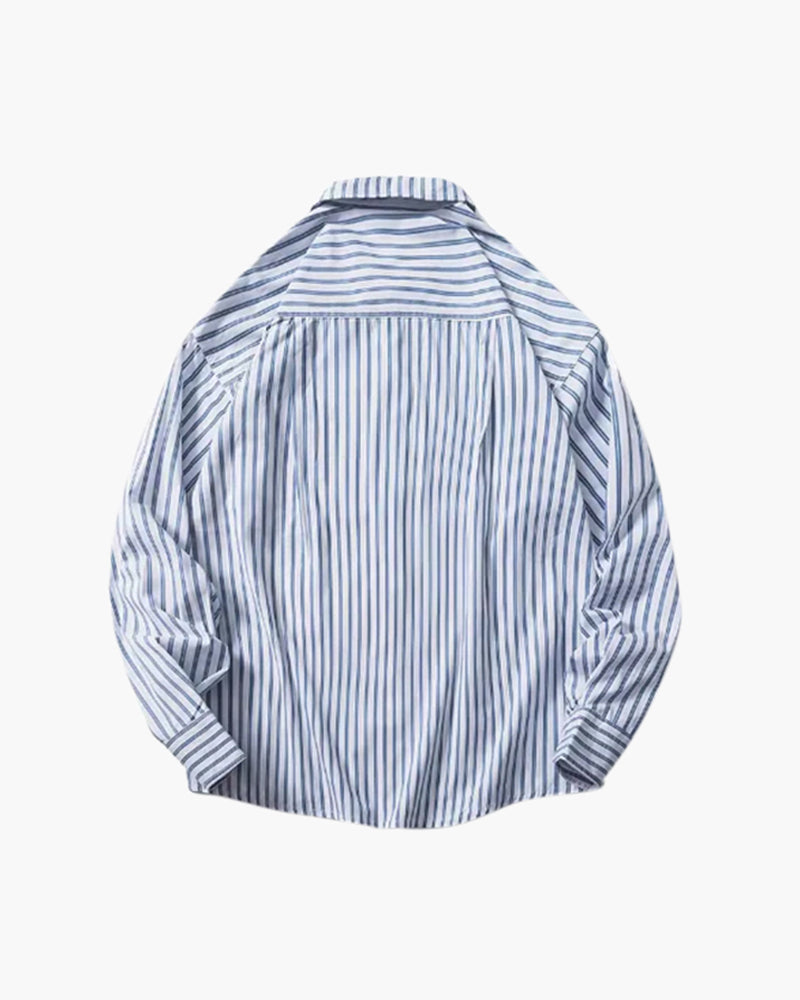 Camicia Striata Oversize