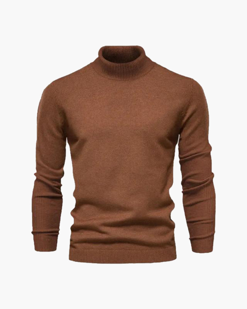 Gstaad Maglione Collo Alto in Lana Merino