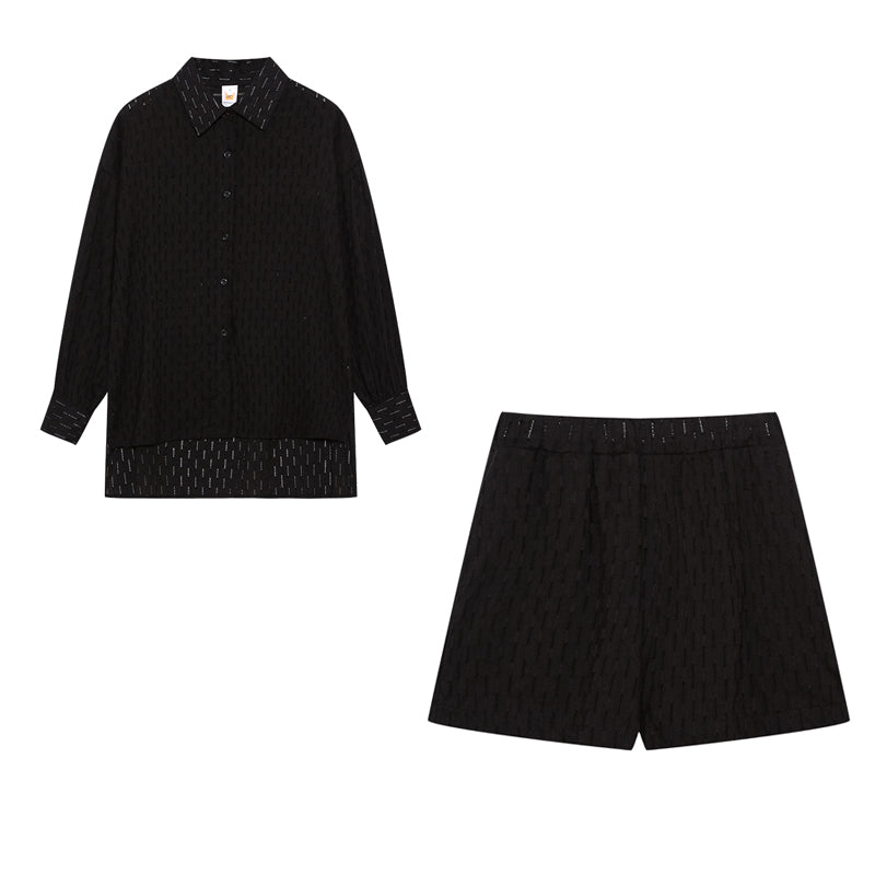 Eleganza di Maud | Luxe Chic Shirt & Short Set – Effortless Italian Sophistication for the Fashion-Forward