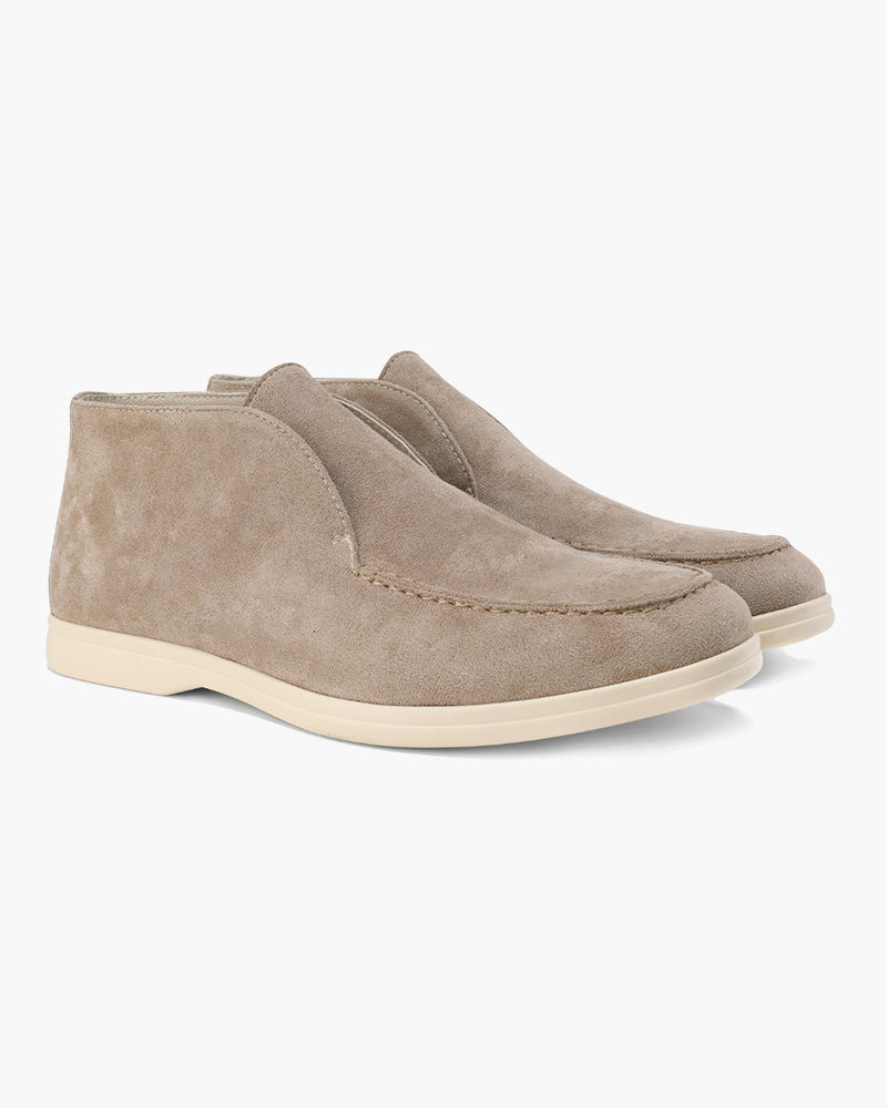 Old Money Mocassini in Pelle Suede Alta