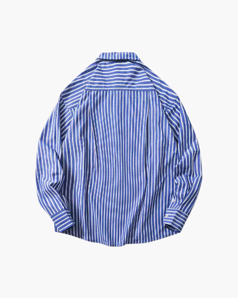 Camicia Striata Oversize