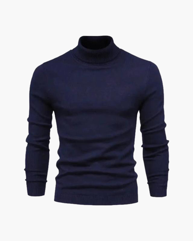 Gstaad Maglione Collo Alto in Lana Merino