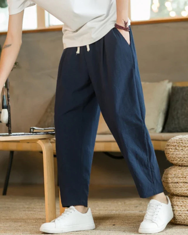 Pantaloni in Cotone Cancun