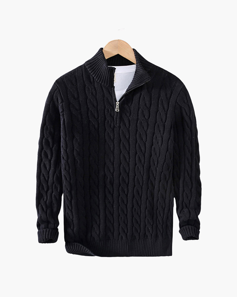 Maglione Verbier a Mezzo Zip