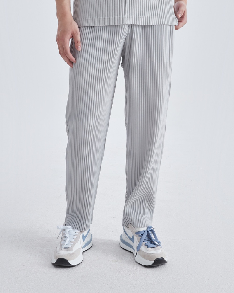 Pantaloni in Cotone Ribbattuto