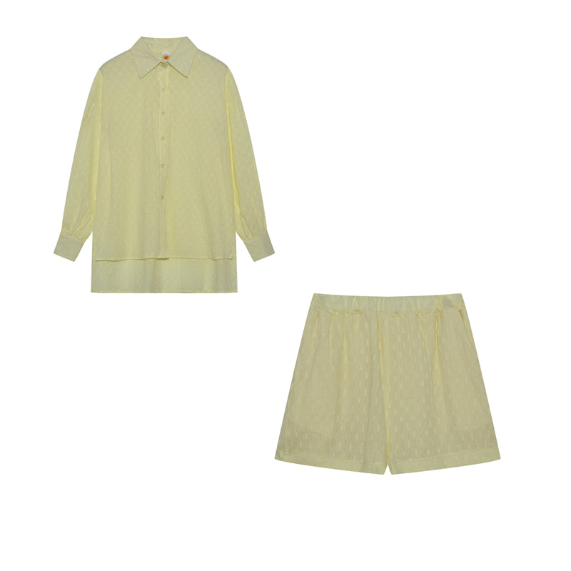 Eleganza di Maud | Luxe Chic Shirt & Short Set – Effortless Italian Sophistication for the Fashion-Forward