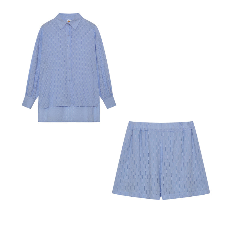 Eleganza di Maud | Luxe Chic Shirt & Short Set – Effortless Italian Sophistication for the Fashion-Forward