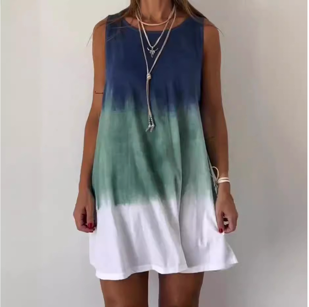 Rosalia Elegante: Luxury Sleeveless Casual Dress – Embrace Effortless Sophistication