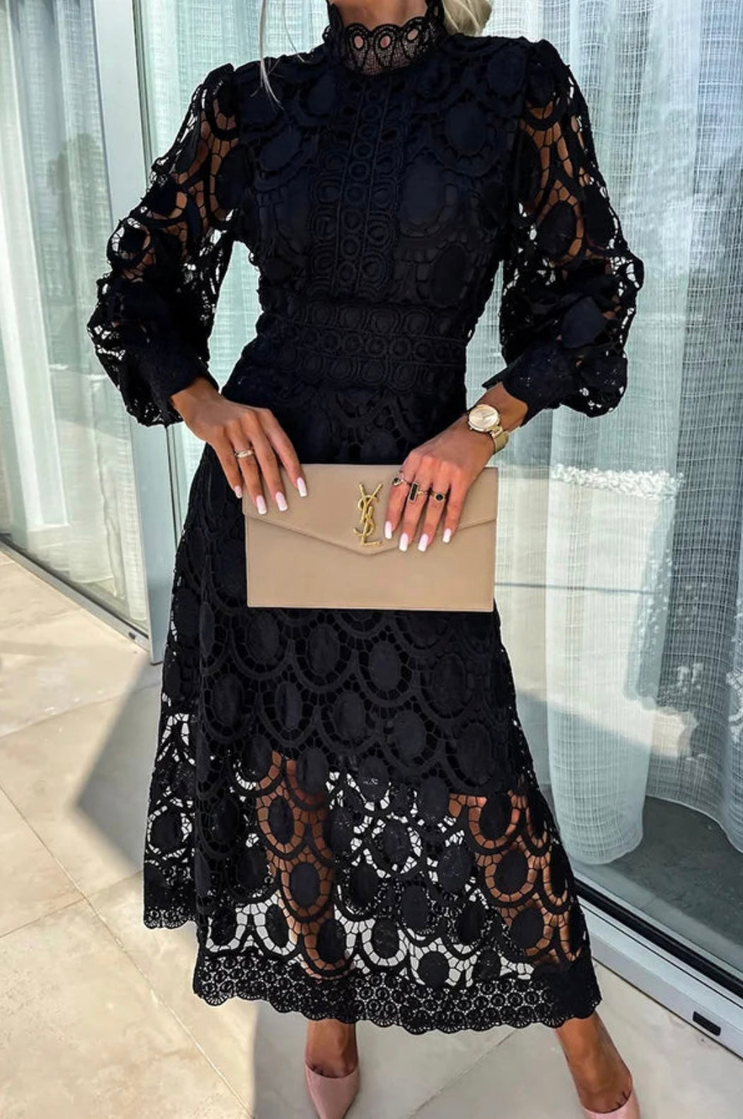 Charlotte Eleganza | Luxe Midi Dress - Limited Stock, Elevate Your Wardrobe