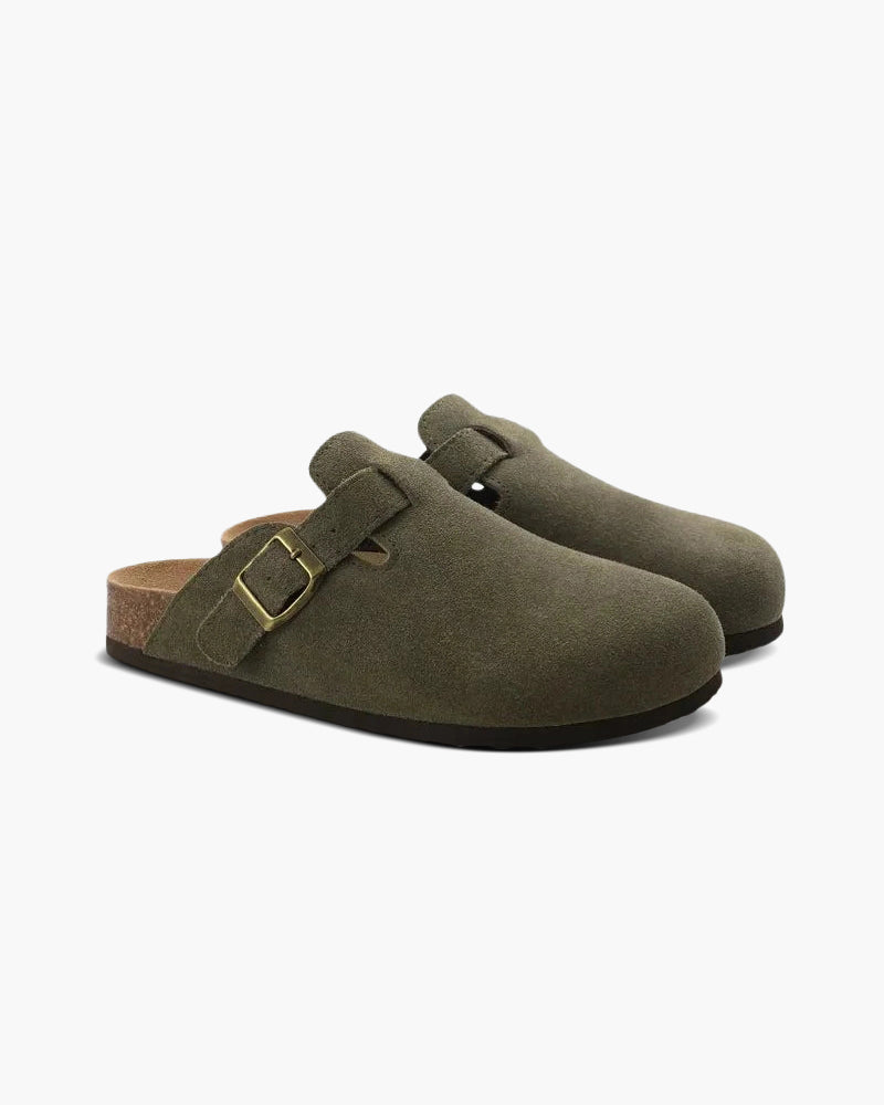 Zoccoli in Suede Old Money