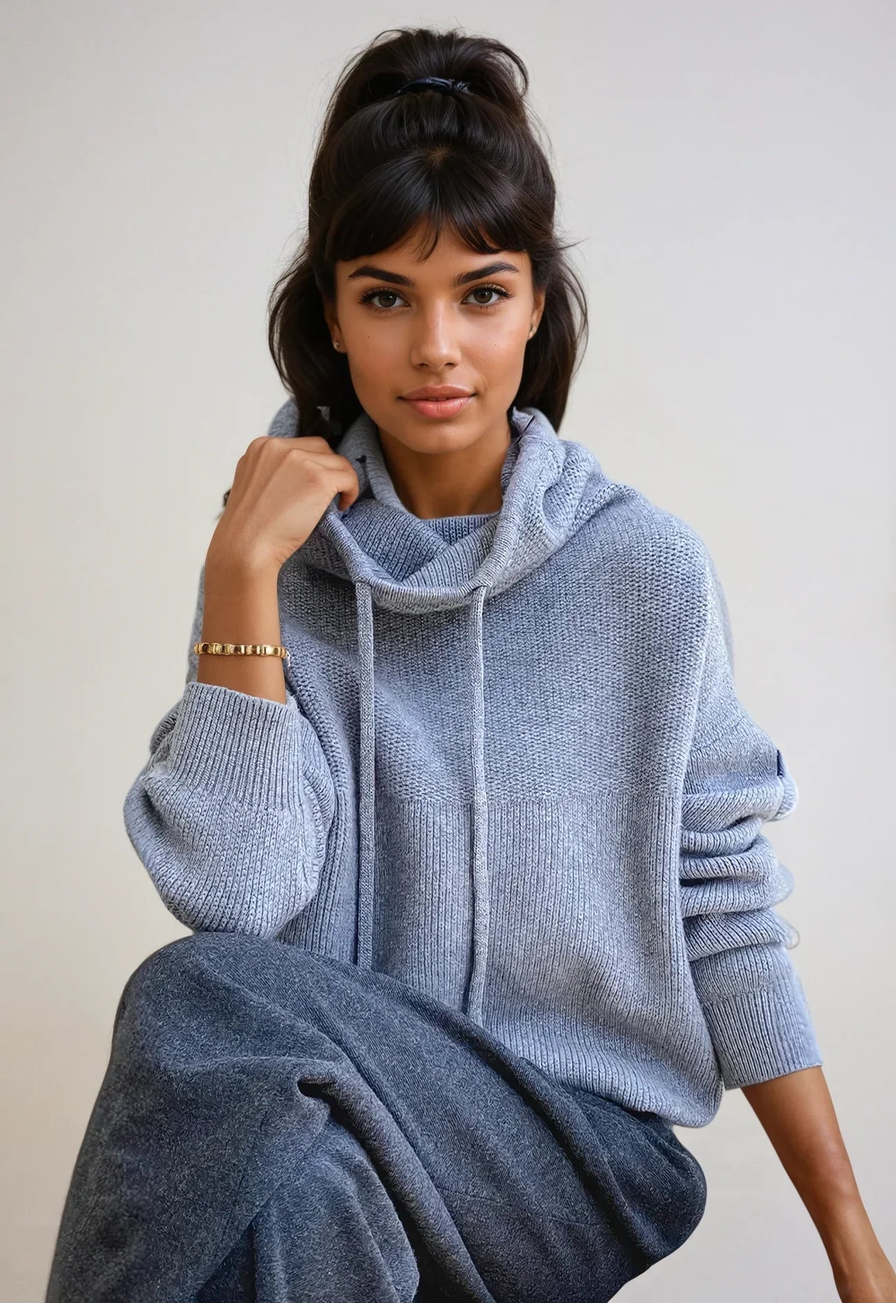 Elena - Oversized Sweatshirt in Soft Knit