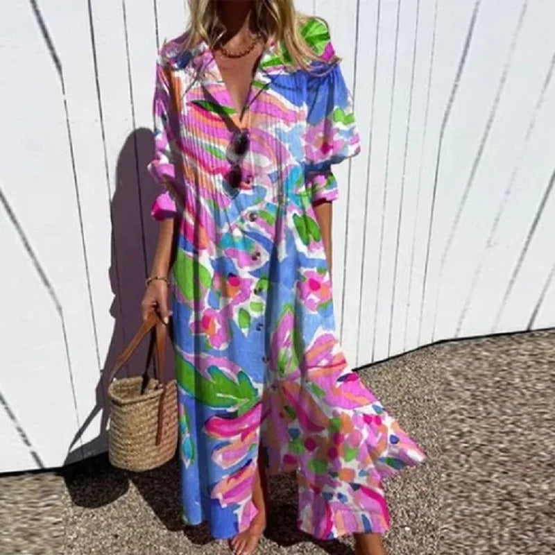 Isabella | Exclusive Luxe Boho Maxi Dress – Limited Stock!