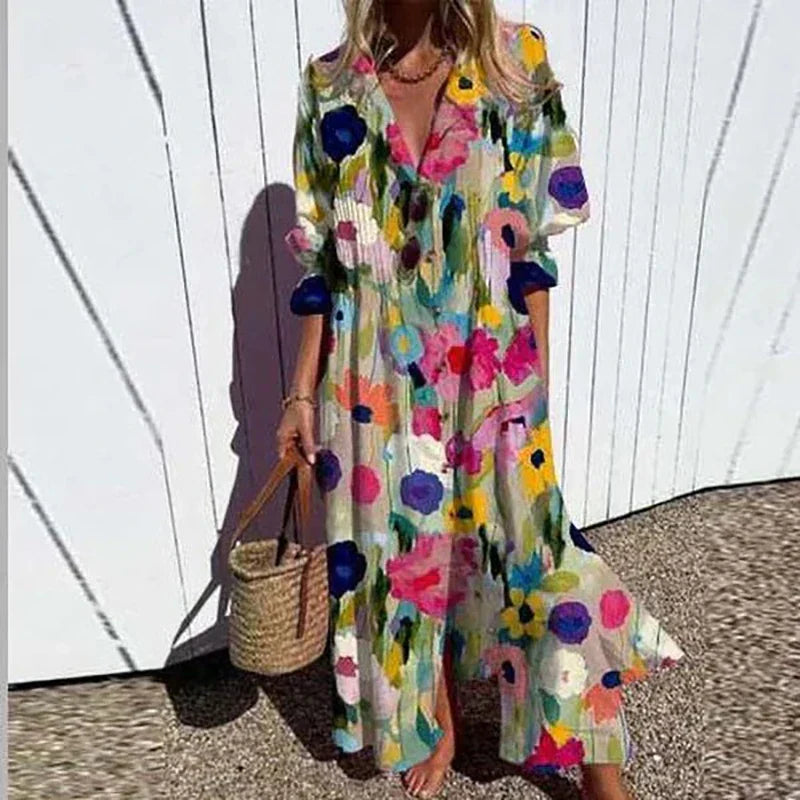 Isabella | Exclusive Luxe Boho Maxi Dress – Limited Stock!
