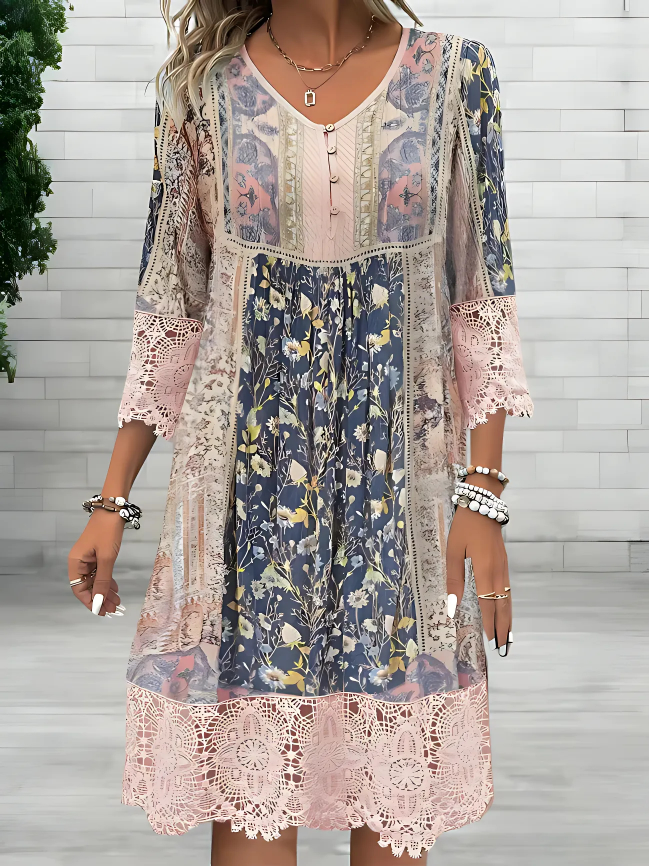 Tamara | Luxurious Fluid Bohemian Dress (Almost Sold Out)