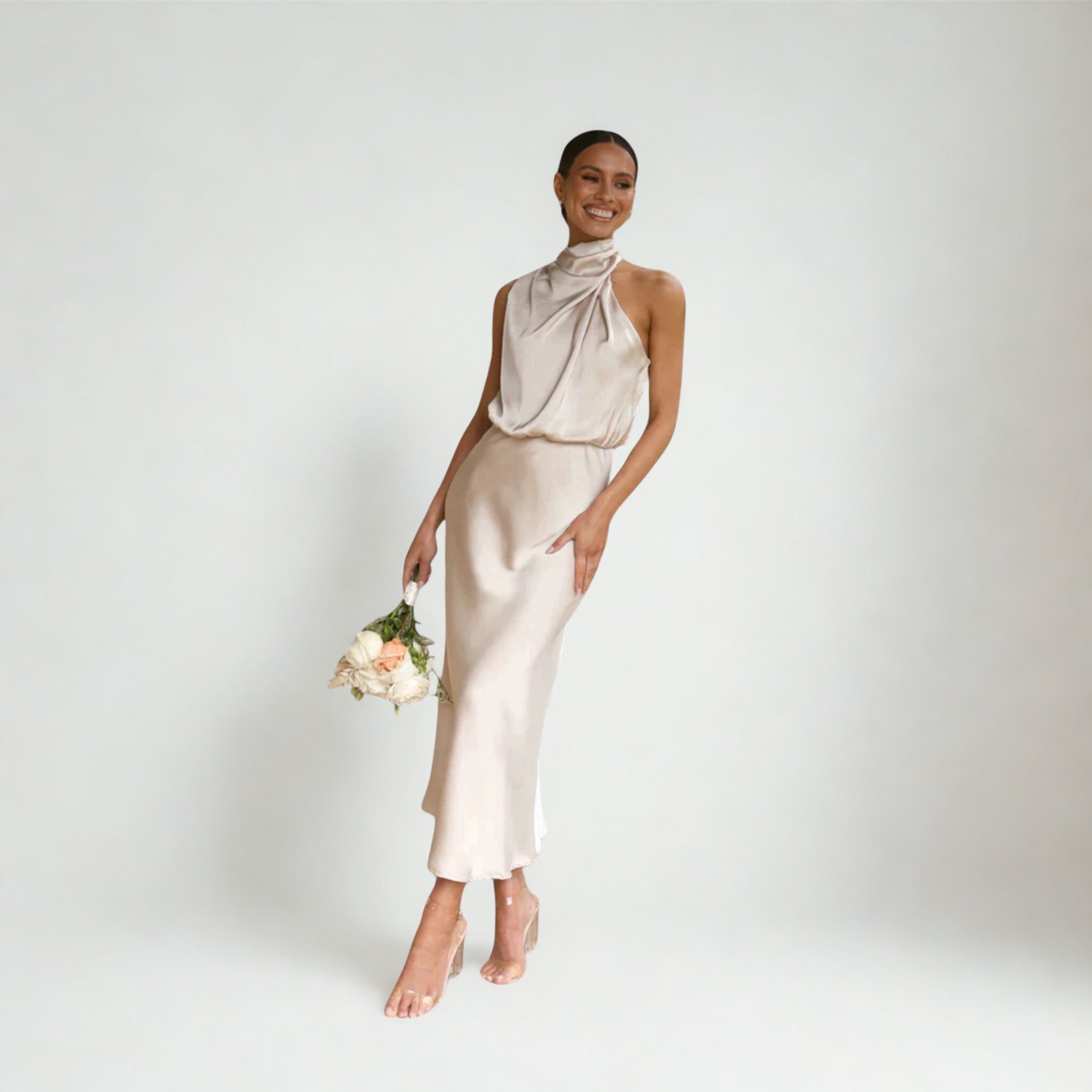 Zenaida – Elegant Midi Dress with Timeless Charm