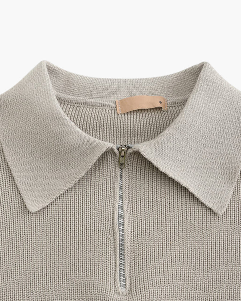 Maglione Cesare Mezza Zip
