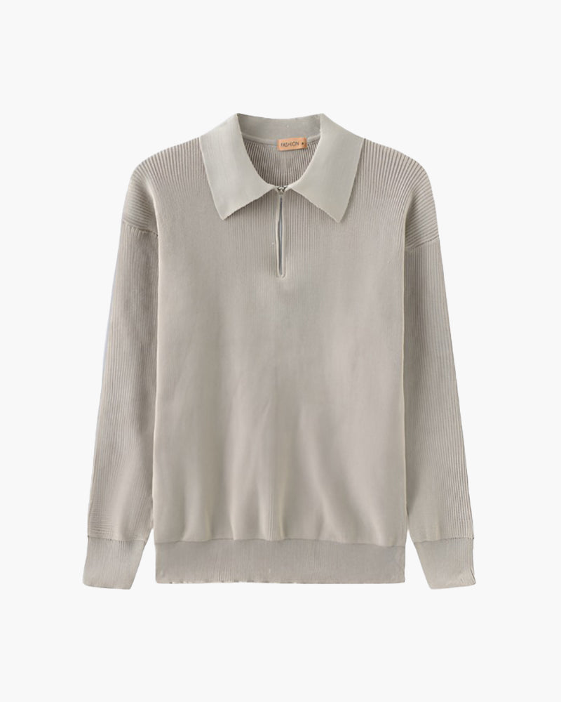 Maglione Cesare Mezza Zip