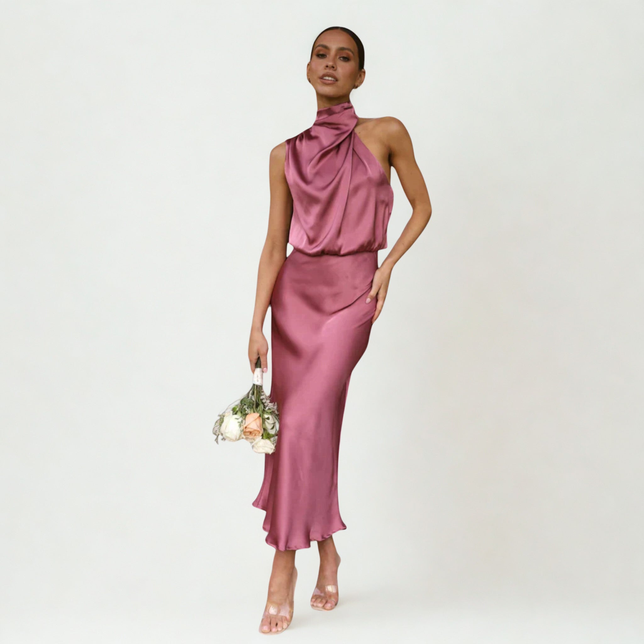 Zenaida – Elegant Midi Dress with Timeless Charm