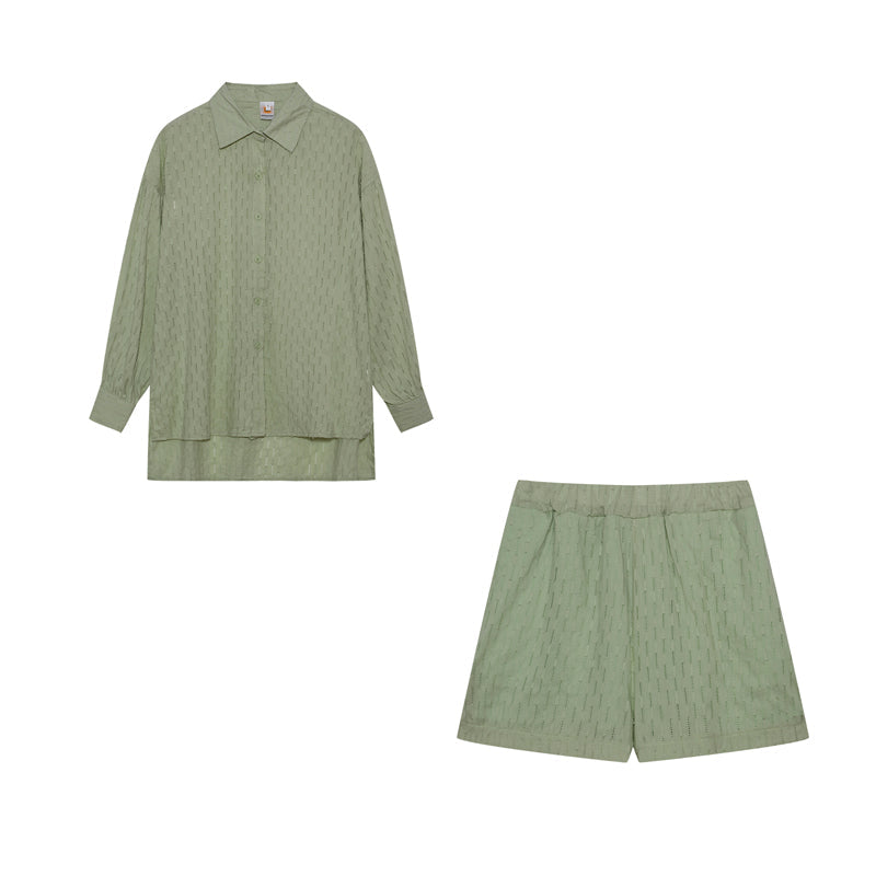 Eleganza di Maud | Luxe Chic Shirt & Short Set – Effortless Italian Sophistication for the Fashion-Forward
