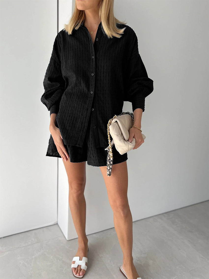 Eleganza di Maud | Luxe Chic Shirt & Short Set – Effortless Italian Sophistication for the Fashion-Forward