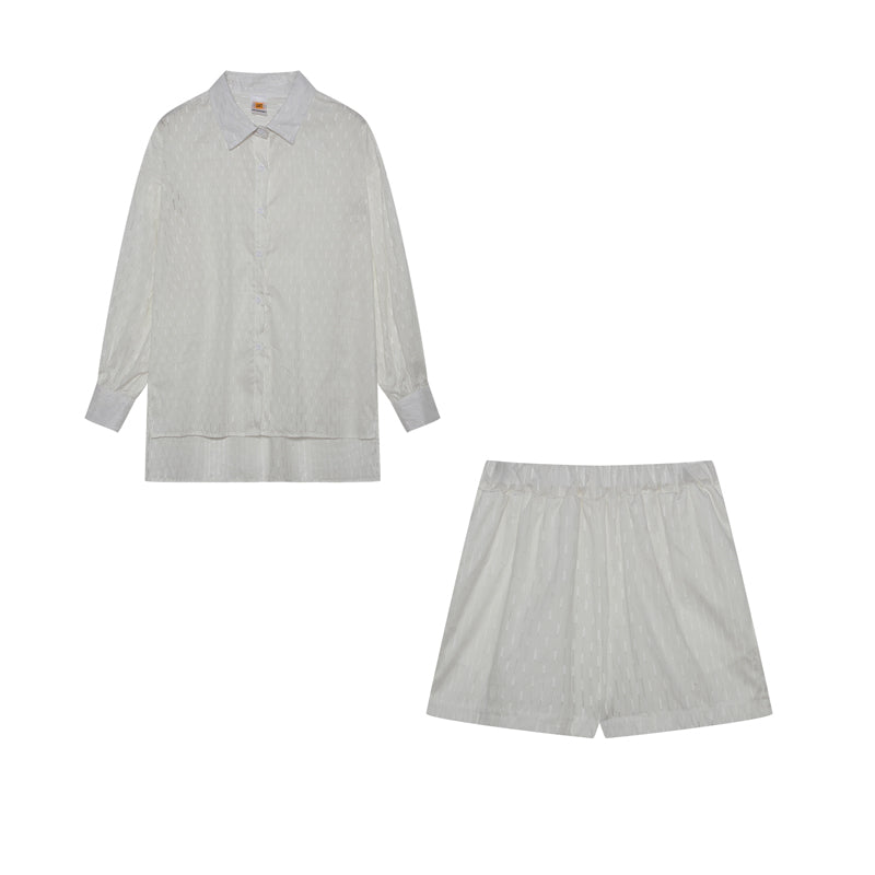 Eleganza di Maud | Luxe Chic Shirt & Short Set – Effortless Italian Sophistication for the Fashion-Forward