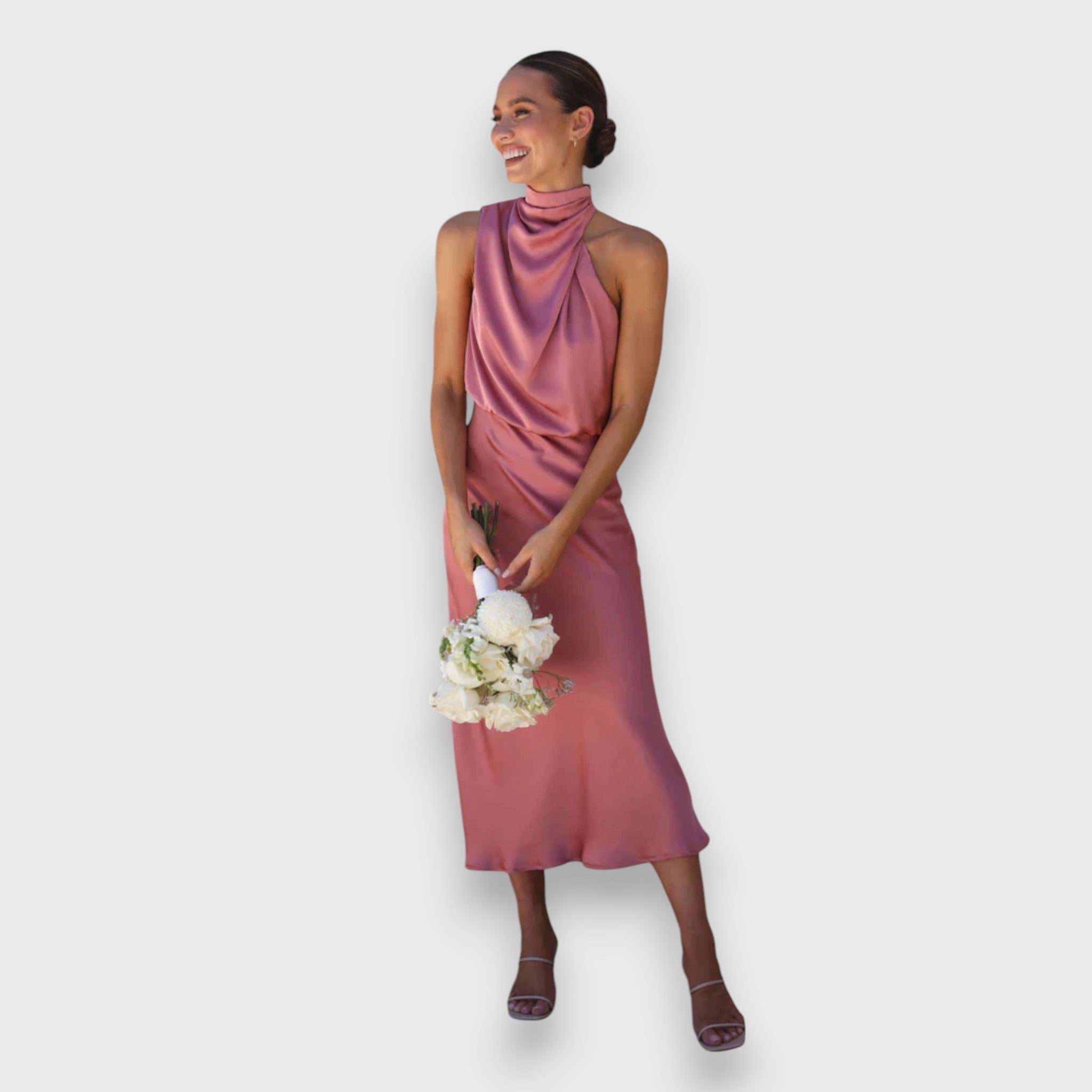 Zenaida – Elegant Midi Dress with Timeless Charm