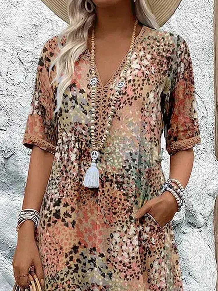Chantal | Vibrant Midi Dress (Almost Sold Out)