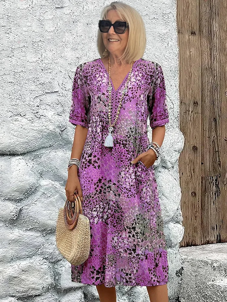 Chantal | Vibrant Midi Dress (Almost Sold Out)