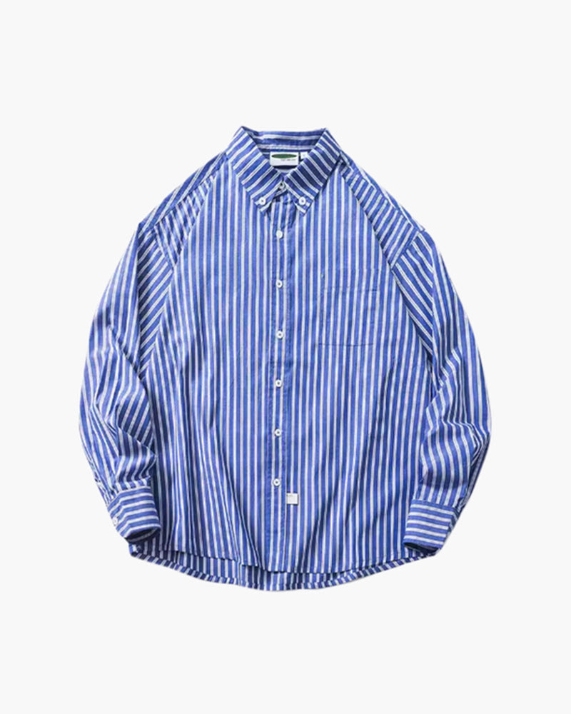 Camicia Striata Oversize