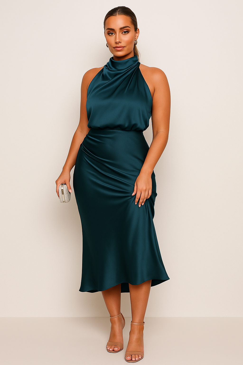 Zenaida – Elegant Midi Dress with Timeless Charm