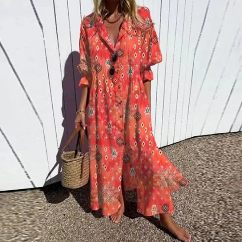 Isabella | Exclusive Luxe Boho Maxi Dress – Limited Stock!