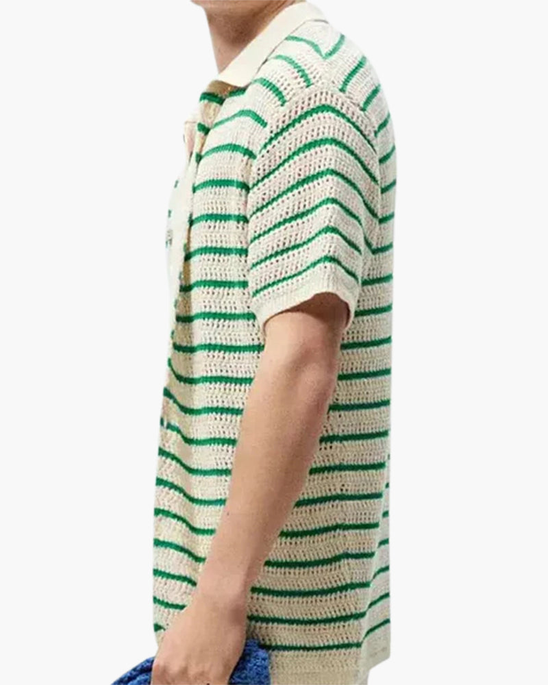 Marbella - Camicia a Bottoni in Maglia